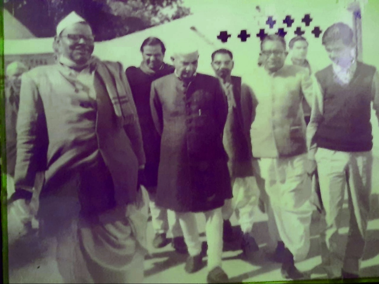 Babu Mohanlal Verma with Chaudhary Charan Singh