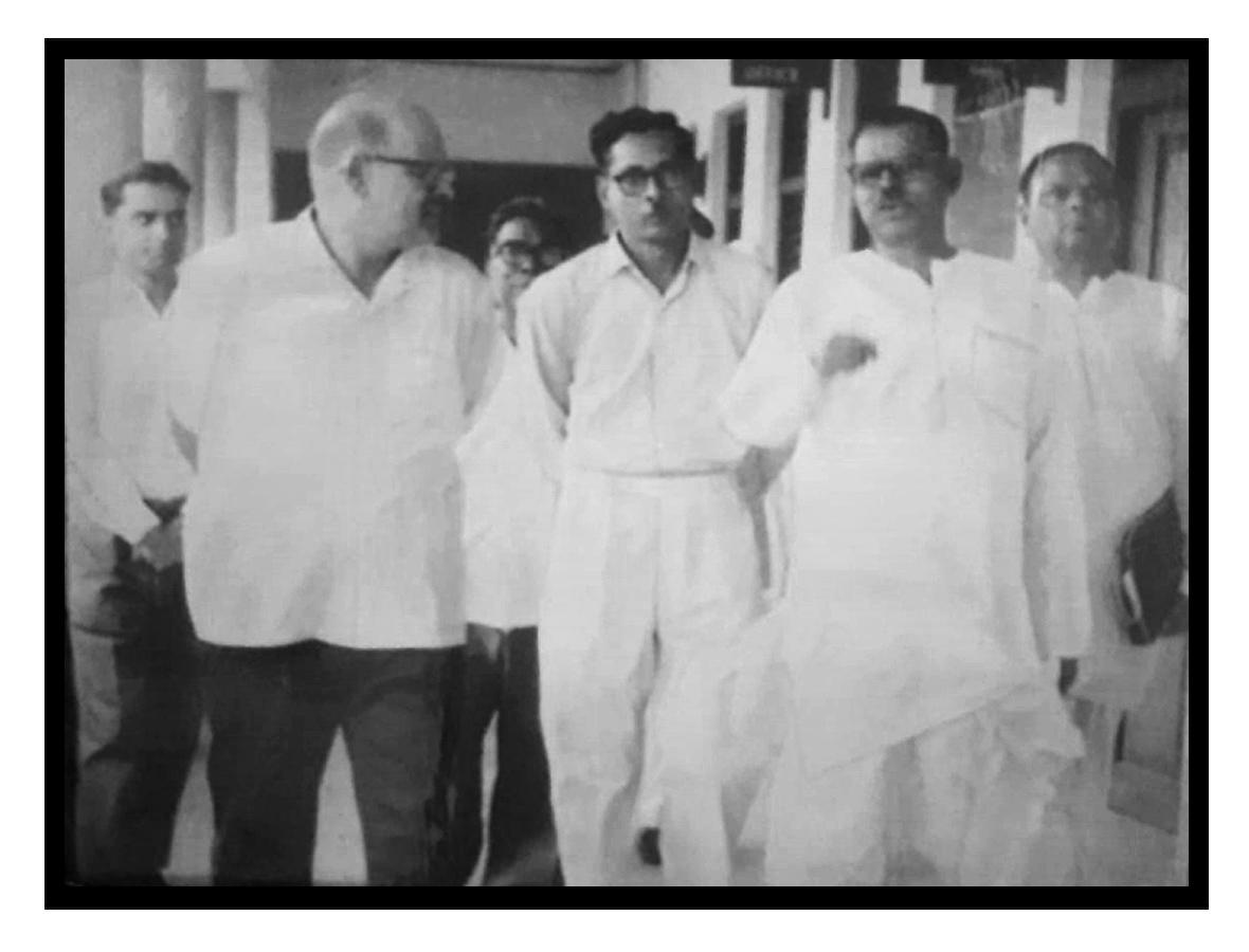 With a delegation to Hardoi